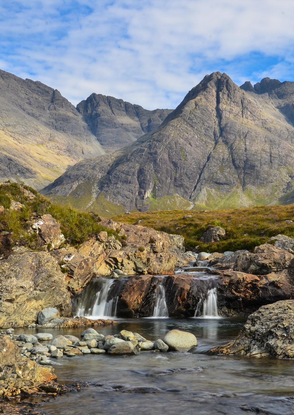 The Fairy Pools of Skye, Scotland The Fairy Pools of Skye, Scotland