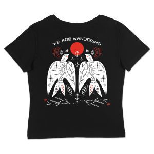 Birds Dark - Women's T-Shirt - Back