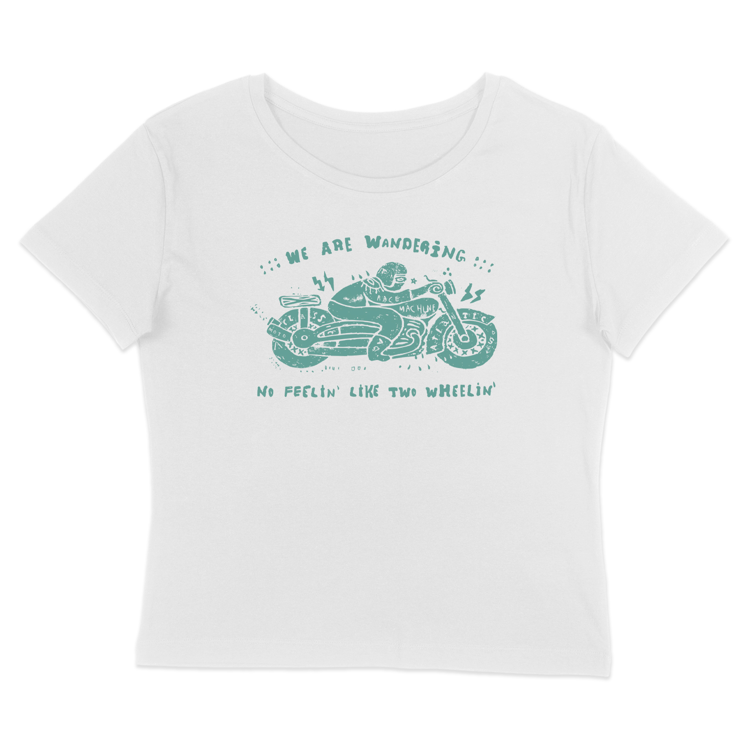 No Feelin Like Two Wheelin - Women's T-Shirt - Front