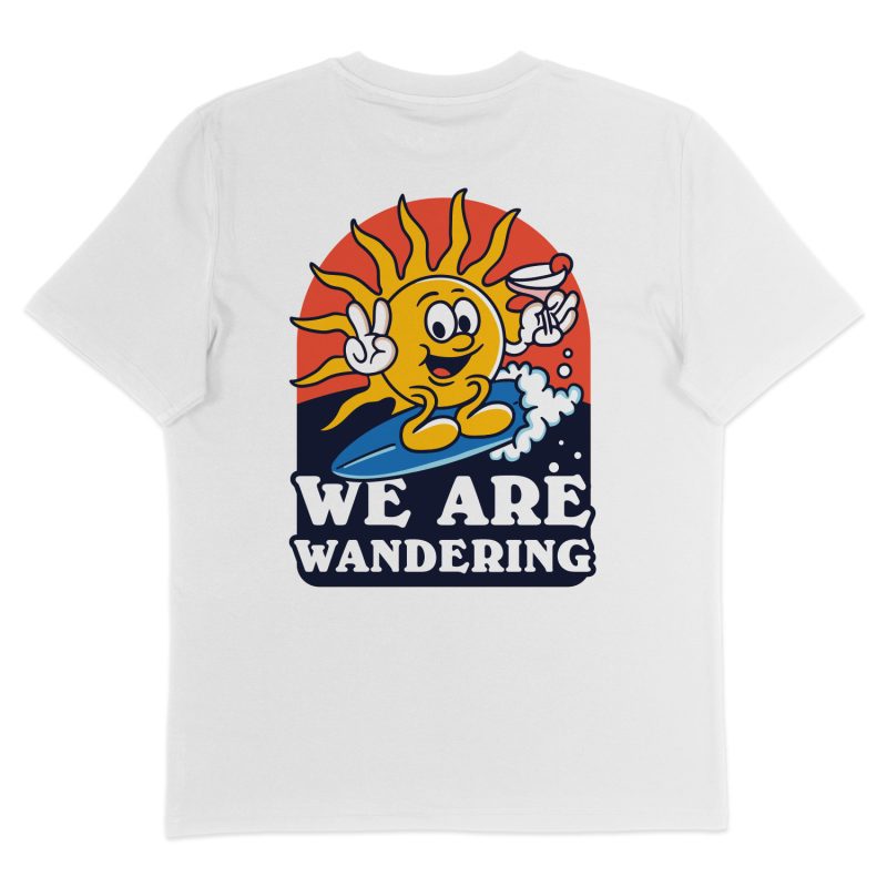 Surfing Sun - Men's T-Shirt - Back