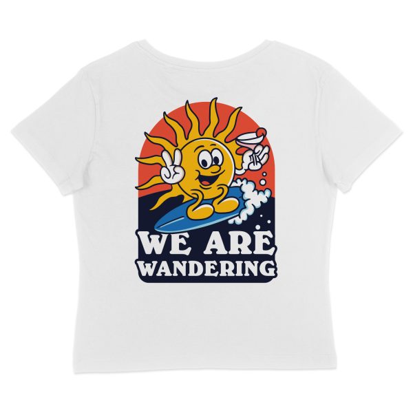 Surfing Sun - Women's T-Shirt - Back