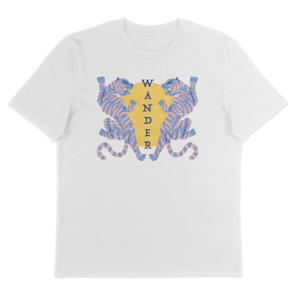 Wander Tiger - Men's T-Shirt - Front
