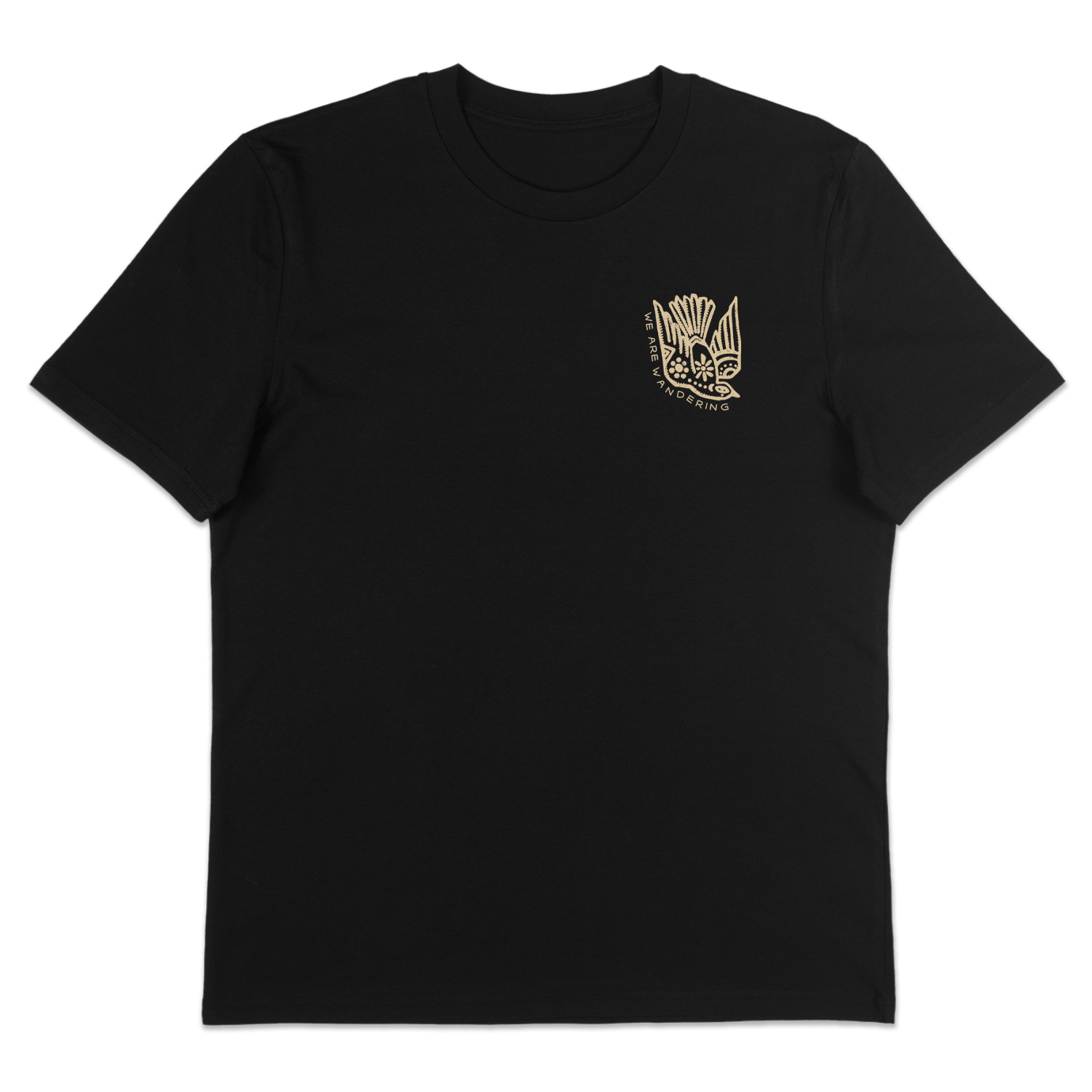 Aztec Birds - Men's T-Shirt - Front (Black)