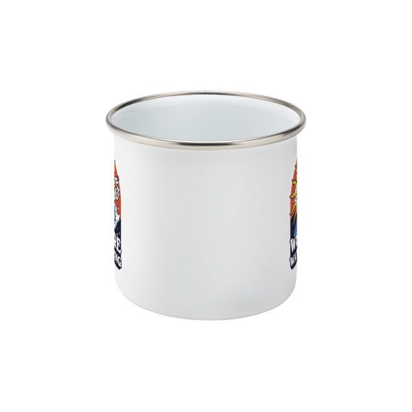 Surfing Sun Enamel Mug