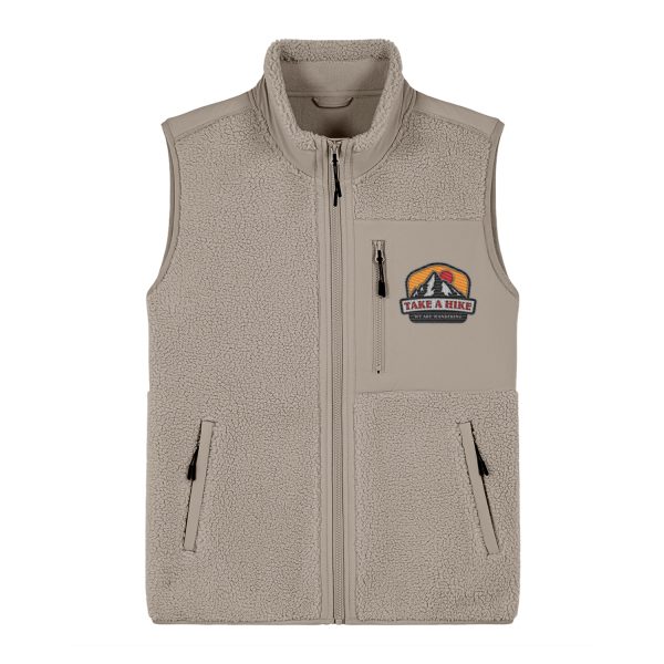 Take a Hike - Unisex Sherpa Gillet (Sand)