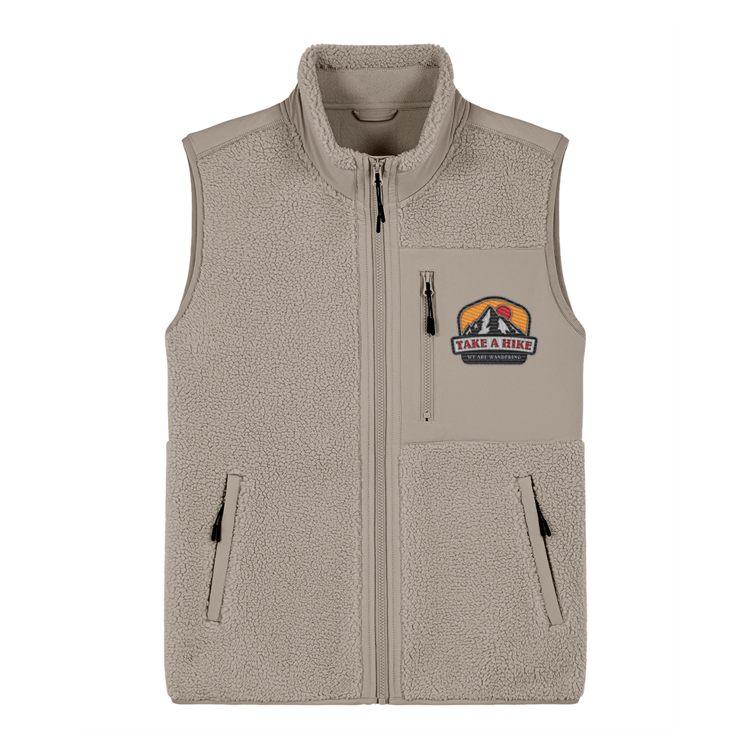 Take a Hike - Unisex Sherpa Gillet (Sand)