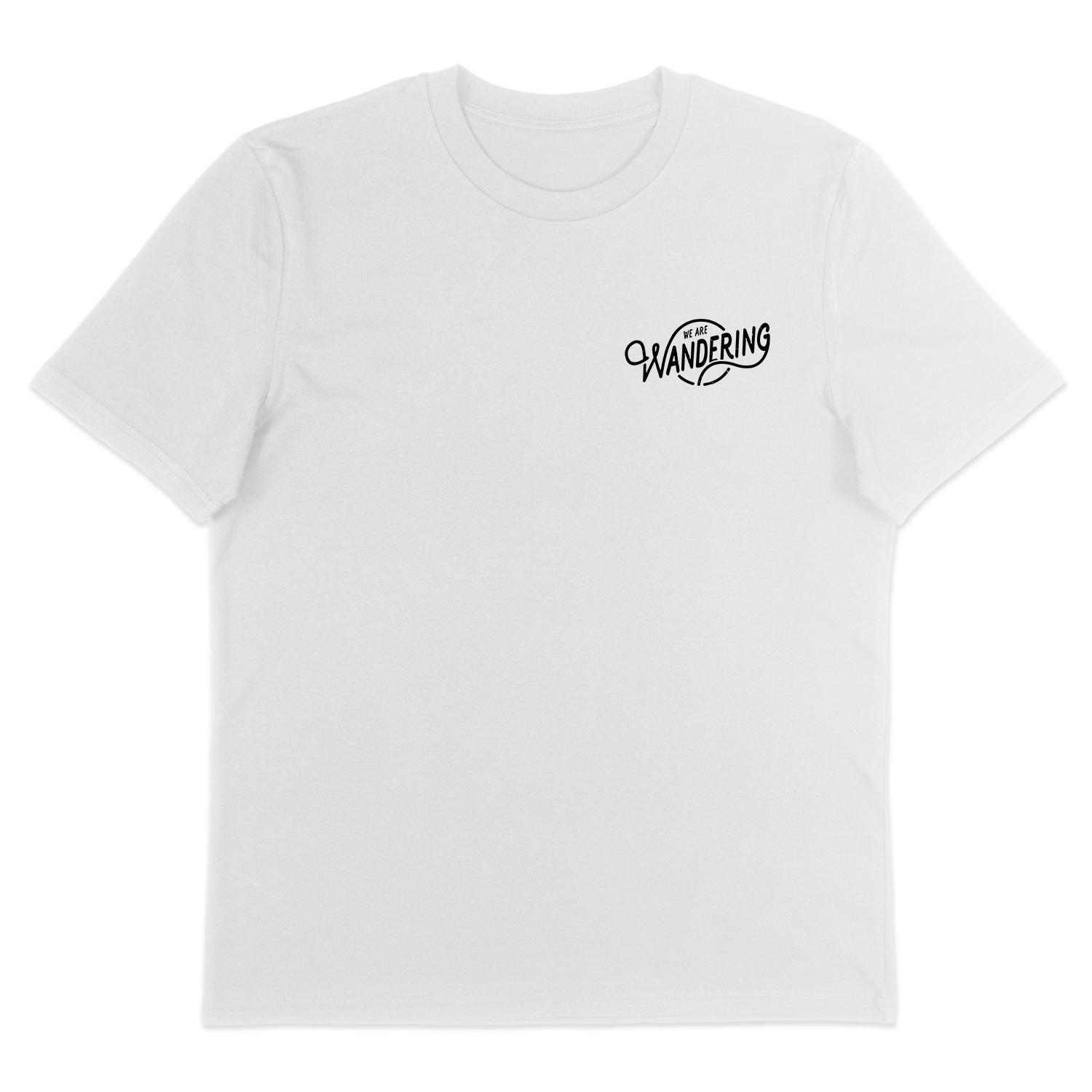 We Are Wandering Back Print - T-Shirt - Front White