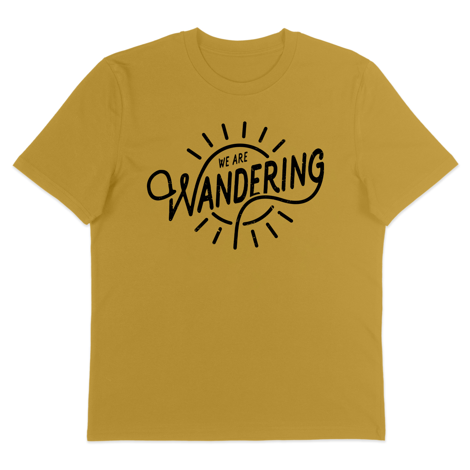 We Are Wandering Sunshine - T-Shirt - Yellow