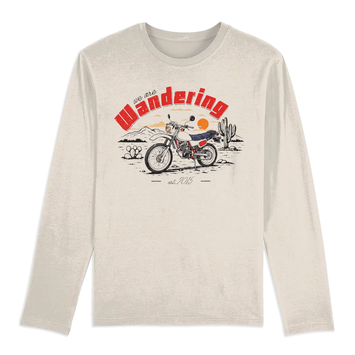 Scrambler - Honda XL Style - Long Sleeve T-Shirt