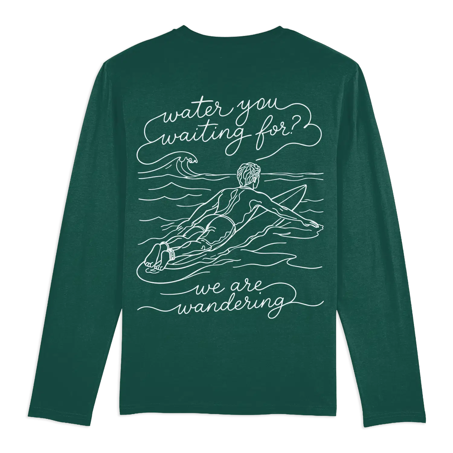 Water You Waiting For - Long Sleeve T-Shirt - Image 3