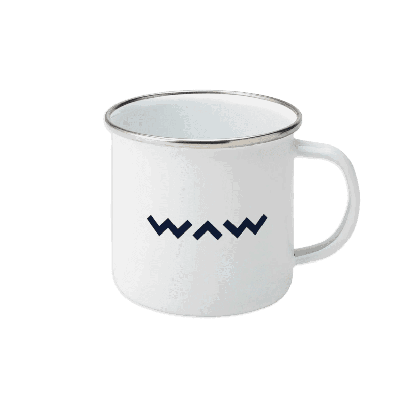 We Are Wandering Enamel Mug