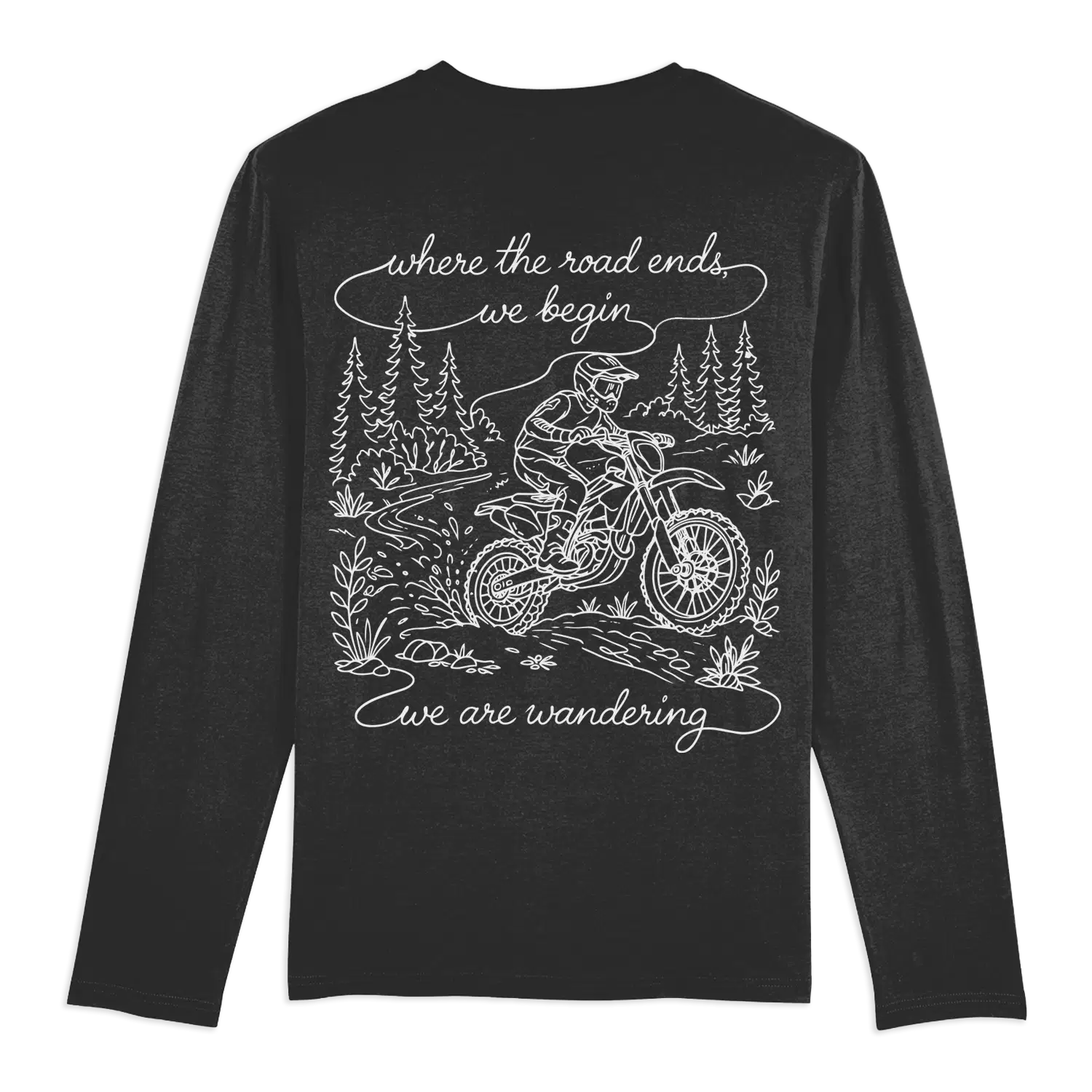 Where The Road Ends - Long Sleeve T-Shirt