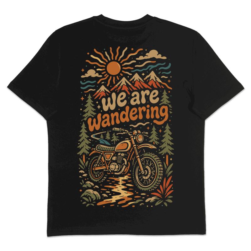 Motorbike Scene - T-Shirt