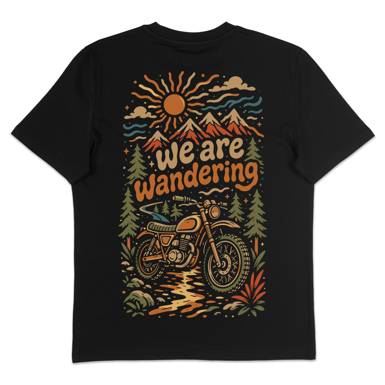 Motorbike Scene - T-Shirt
